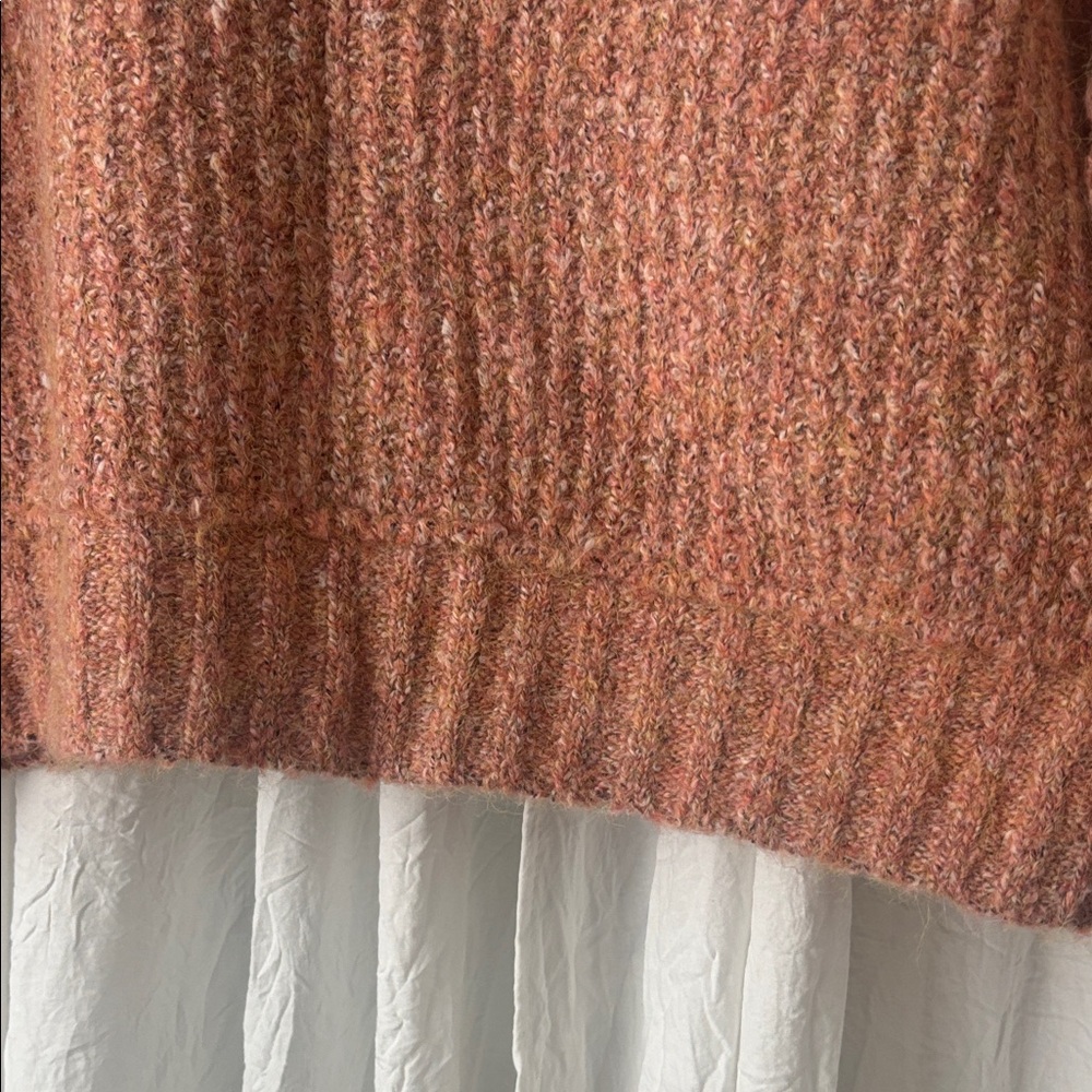 NWT Jessica Simpson Copper Buttoned Turtleneck Sweater - Picture 7 of 9